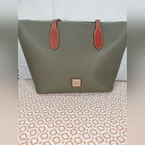 Dooney & Bourke Olive Green Tote Bag